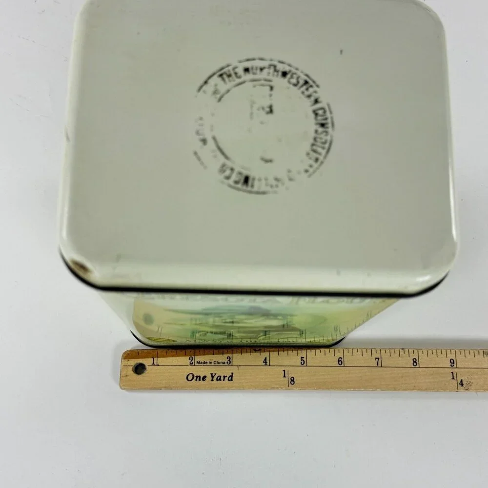 Vintage Empty Ceresota Flour Tin Can Standard Milling Co Kansas City Advertising